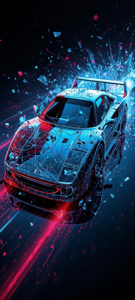 Ferrari F40 Handy Wallpaper in 4K kostenlos herunterladen